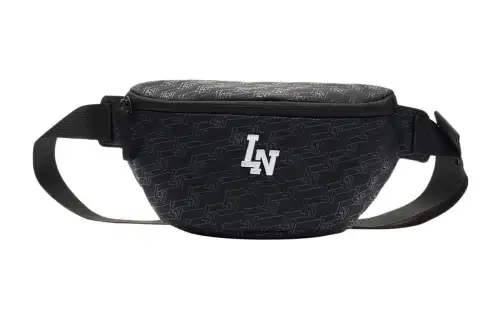 Li Ning Fabric Cell Phone Pouch Fanny Pack Unisex Black