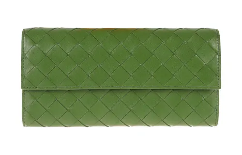 Bottega Veneta Calfskin Shoulder Bag, Crossbody Bag, Wallet Women's Green