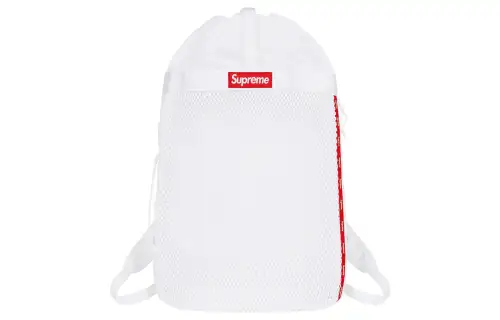 Supreme Canvas SS23 Week 16 Backpack Unisex White
