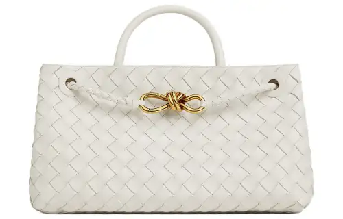 Bottega Veneta Lambskin Shoulder Bag, Crossbody Bag, Handbag Small Women's White