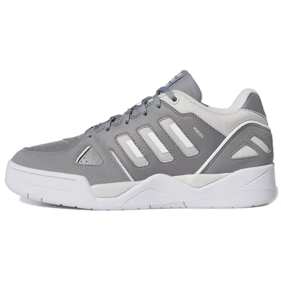 Adidas Midcity Basketball Shoes Men Low-top Grey/white