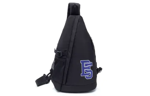 Li Ning Polyester Sports Bag, Shoulder Bag, Crossbody Bag Unisex Black