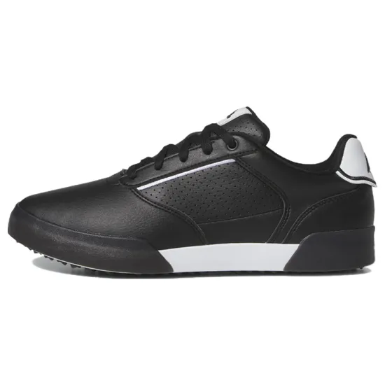 Adidas Retrocross Golf Shoes Men Low-Top Black White