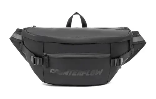 Li Ning Polyester Sling Bag One Shoulder Crossbody Fanny Pack Regular Unisex Black