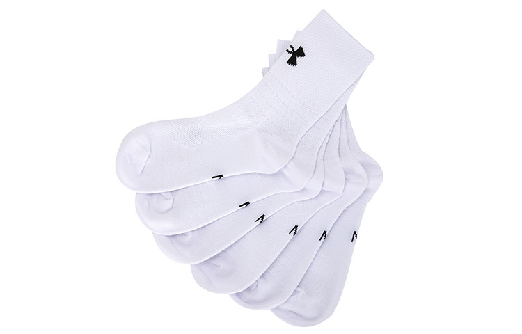 Under Armour Ankle Socks Unisex 3 Pack White