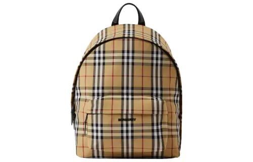 Burberry Check Backpack Archive Beige