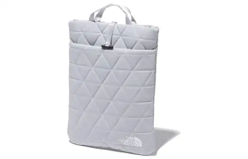 THE NORTH FACE Handbag Outdoor Bag Polyester Gray White Unisex