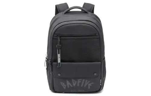 Li Ning Badfive Polyester Backpack Regular Unisex Basic Black