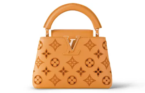 LOUIS VUITTON Cow Leather Shoulder Bag, Crossbody Bag, Handbag Mini Women's Orange