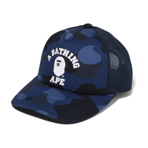 Bape Color Camo College Mesh Cap