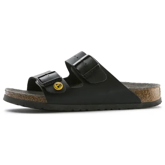 Birkenstock Arizona Esd Birko-Flor Narrow Fit Sandals 'Black'