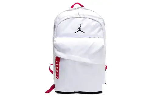 Jordan Polyester Backpack Regular Unisex White