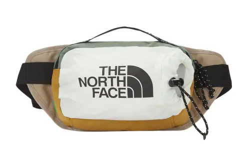 THE NORTH FACE 5L Shoulder Bag, Crossbody Bag, Fanny Pack, Outdoor Bag Fabric Khaki Unisex