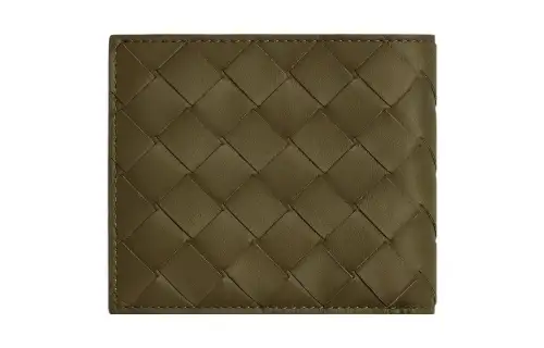 Bottega Veneta Intrecciato Bi Fold Wallet