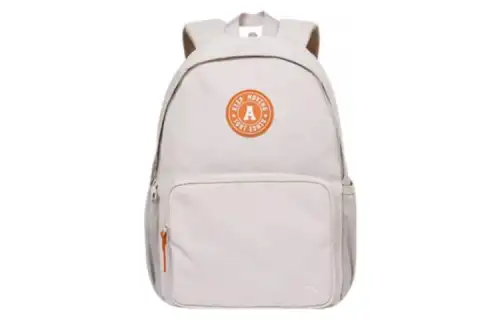 Anta Variety Training Collection 600D*600D78T/PU Double Coated Backpack Regular Unisex Beige Gray