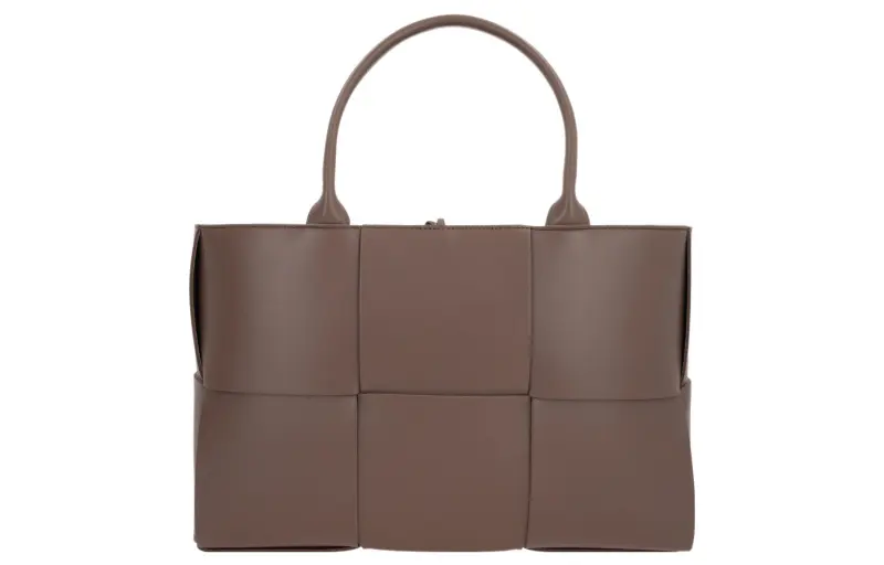 Bottega Veneta Sheepskin One Shoulder Handbag Medium Women's Taupe