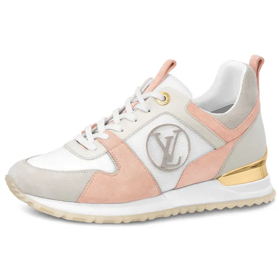 LOUIS VUITTON Run Away Casual Shoes Women's Low-Top Pink White