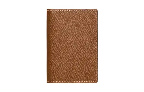 HERMES MC² Euclide Sheepskin Card Holder Women's 37Gold Gold