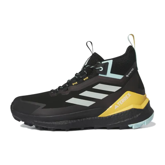 Adidas Terrex Free Hiker Gore-Tex 2.0 Black Aqua Yellow