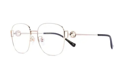 logo-plaque square-frame glasses