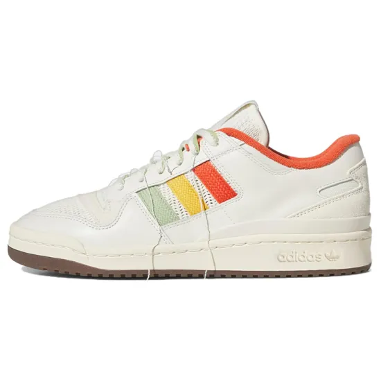 Adidas Originals Forum 84 Low Cl Off White Orange Green Gum