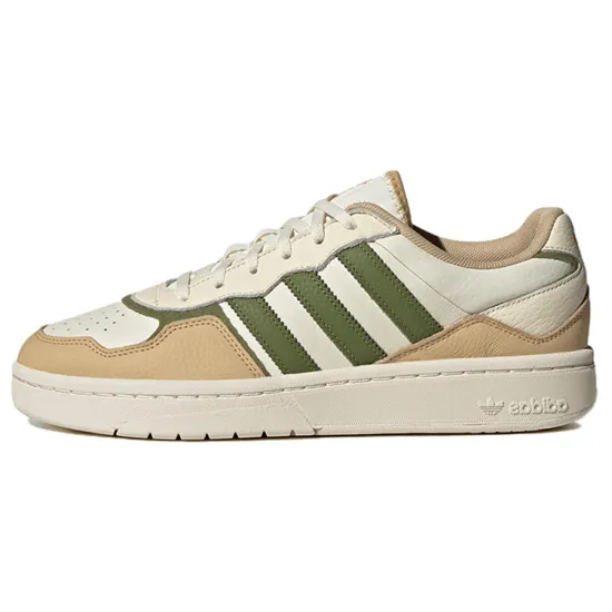 Adidas Originals Courtic Skateboard Shoes Unisex Low-top Beige/Green