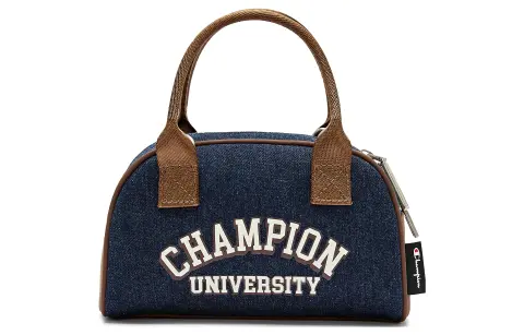 Champion Synthetic Leather, Textile Mosaic Shoulder Bag, Crossbody Bag, Handbag Unisex