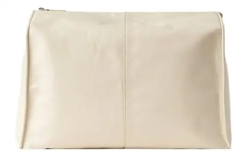 THE ROW Nappa Leather Clutch Women's Pearl