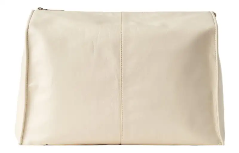THE ROW Nappa Leather Clutch Women's Pearl