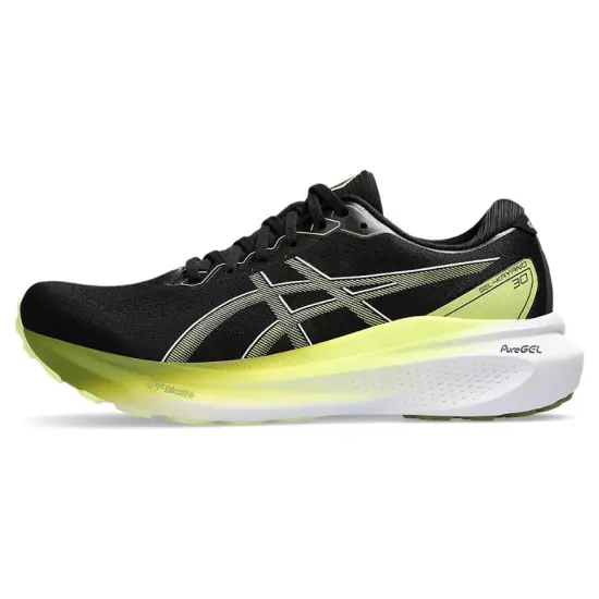 Asics Gel Kayano 30 Extra Wide 'Black Glow Yellow'