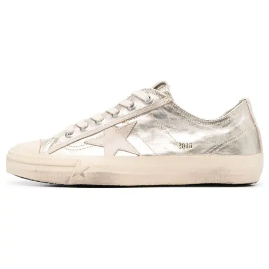 Golden Goose V Star Leather Sneakers