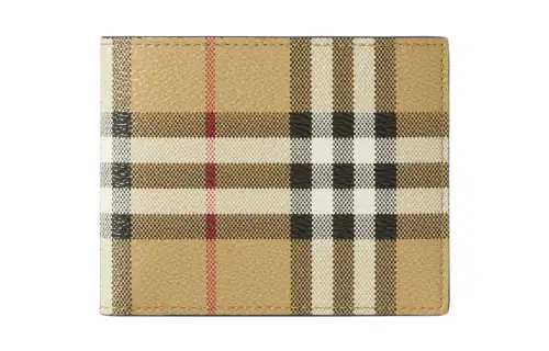 Burberry Check-print Bi-fold Wallet