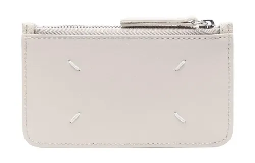 Maison Margiela Calfskin Card Holder, Wallet Men's White