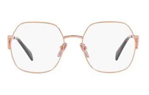 PRADA Irregular Shape Eyeglass Frames Women's Pink