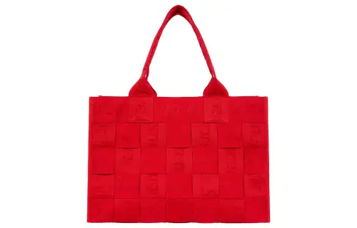 Supreme Fabric Tote Bag, Shopping Bag, Handbag Large Unisex Red