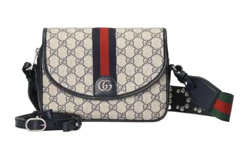 GUCCI Ophidia Canvas Crossbody Bag, Shoulder Bag Women's