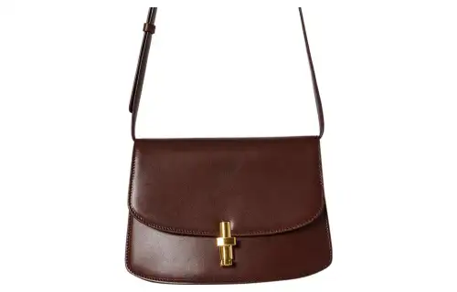 THE ROW Sofia 8.75 Calfskin Shoulder Bag, Crossbody Bag Regular Women's Brown