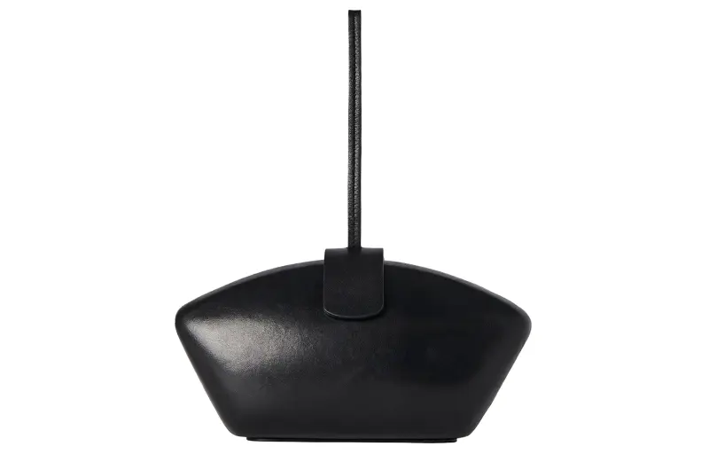 THE ROW Nappa Leather Clutch Regular Women's Black