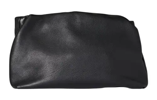 THE ROW Fine Grain Calfskin One Shoulder Crossbody Clutch Regular Women's Black