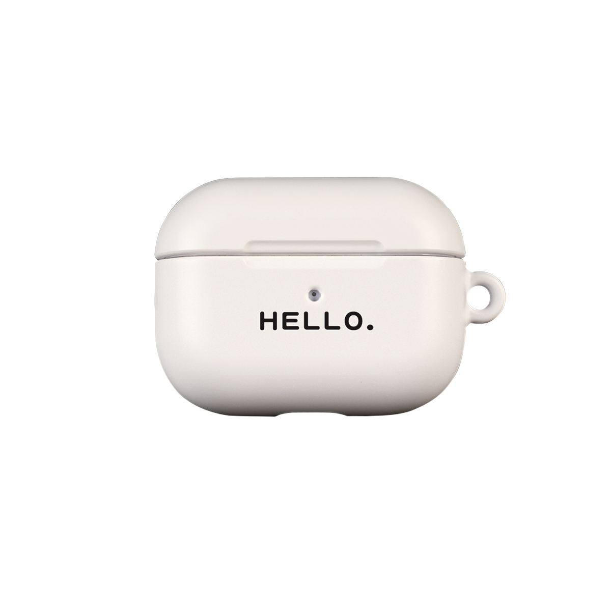 Keshami is suitable for Apple Airpods Pro3/Pro2/Airpods4/3 PC, personalized trendy brand, trendy man, hello text, earphone case