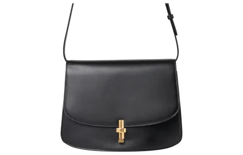THE ROW Sofia 10 Calfskin Shoulder Bag, Crossbody Bag Regular Women's Black