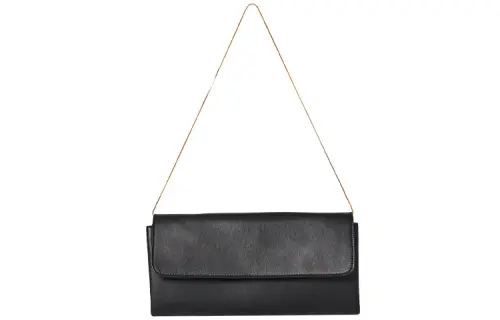 THE ROW Soft Calfskin Clutch, Crossbody Bag, Shoulder Bag Women's Black