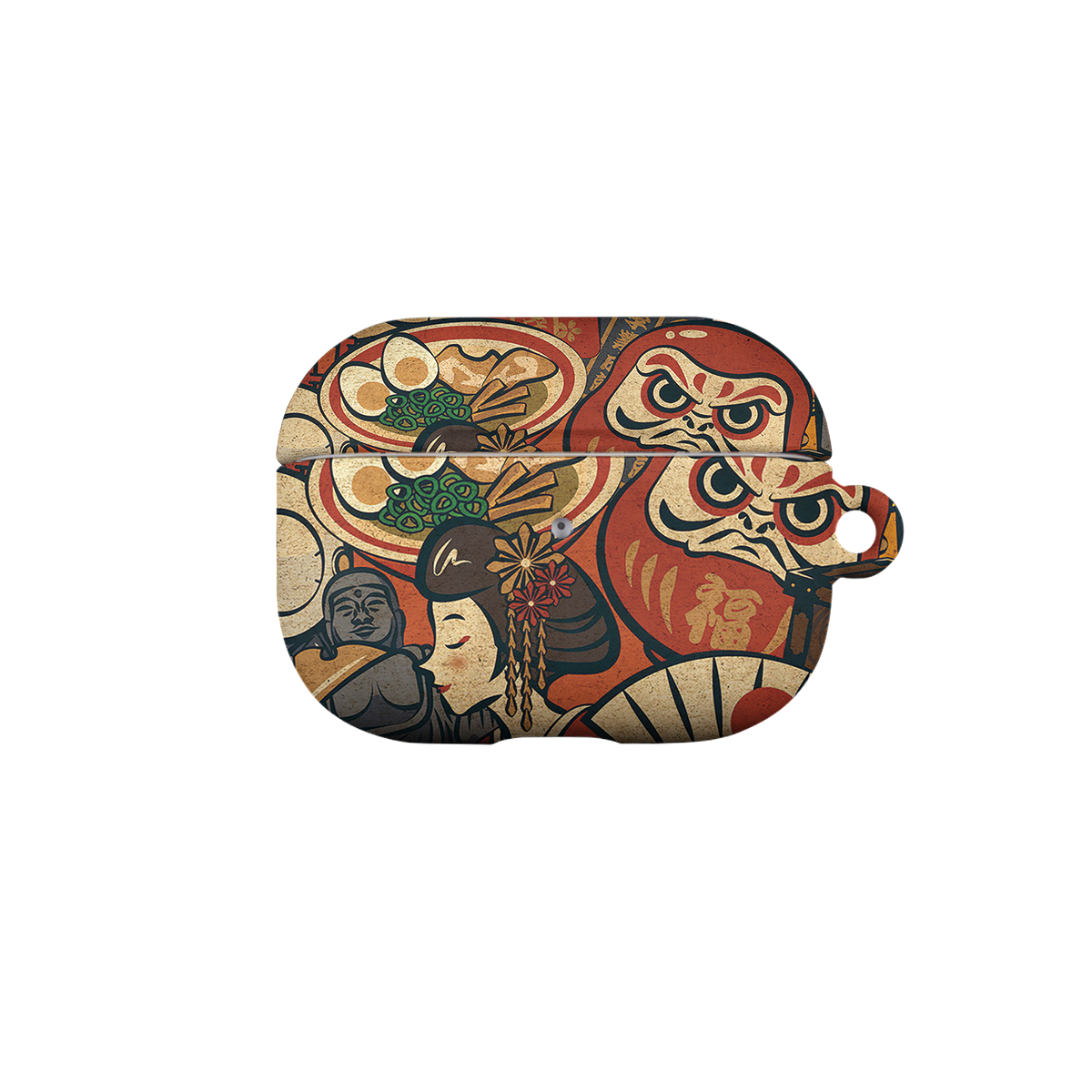 Keshami suitable for Apple Airpods Pro3/Pro2/Airpods4/3 PC matte hard shell personalized trendy brand retro Tang painting earphone case