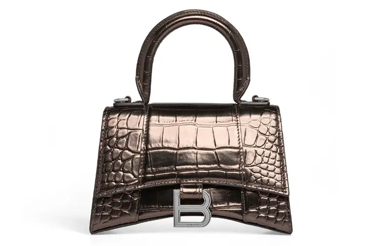 Balenciaga Croc Embossed Xs Tote Bag