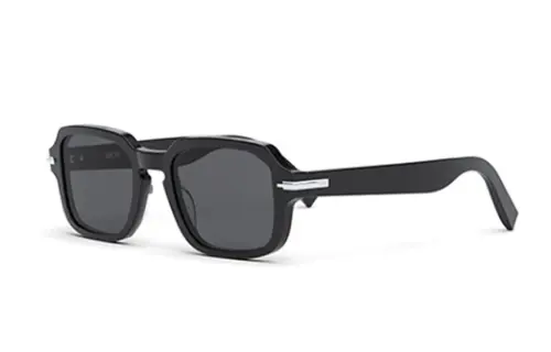 DIOR Irregular Shape Sunglasses Unisex Black