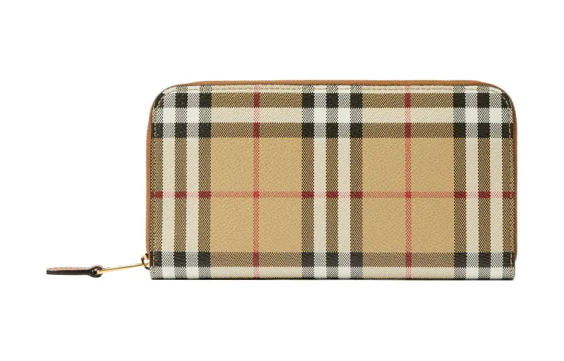 Burberry Leather Wallet Women's Archive Beige/Birch Brown