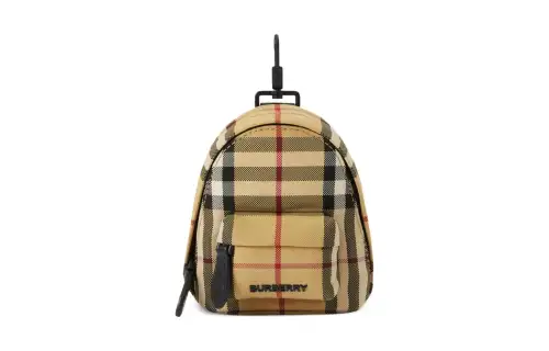 Burberry Polyamidoamine Key Charm Bag Merchandise Men's Beige