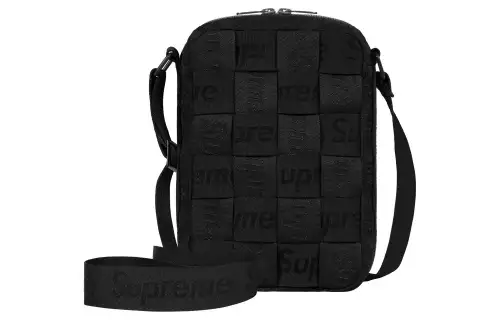 Supreme Fabric Crossbody Bag, Shoulder Bag Regular Unisex Black
