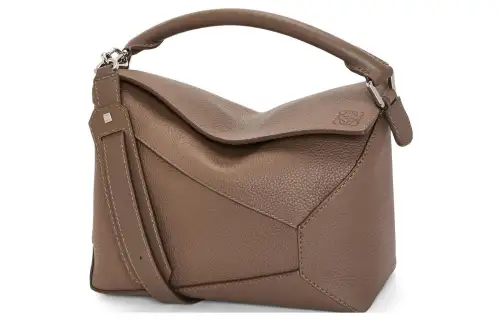 LOEWE Leather Handbag, Shoulder Bag, Crossbody Bag Small Men's Brown