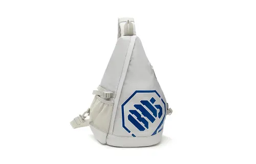 Li Ning Polyester Sports Bag, Shoulder Bag, Crossbody Bag, Sling Bag Regular Unisex White